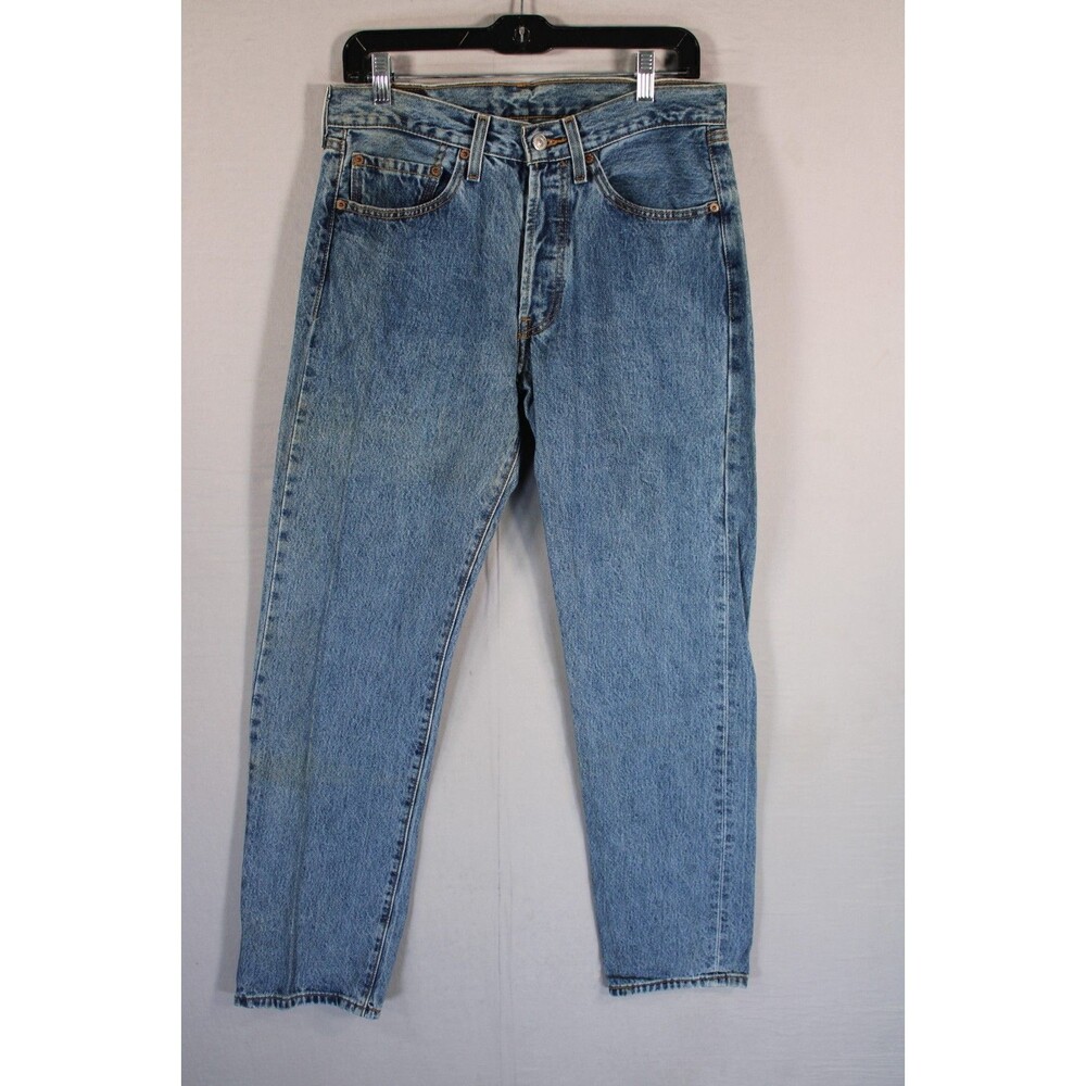 Levi’s 501 Original Fit Men’s Jeans W31 L32 Blue Button Fly Straight Leg
